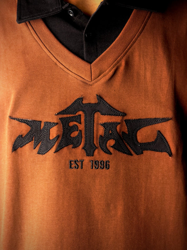 Full Sleeve Streetwear T-shirt [BROWN]