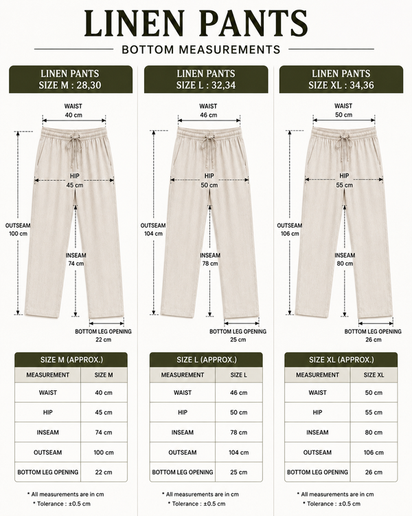 IMP LINEN PANTS [BROWN]