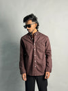 PLAIN SHIRT [ DARK BROWN ]