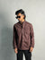 PLAIN SHIRT [ DARK BROWN ]