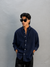 LINEN SHIRT [ NAVY BLUE ]