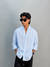 PLAIN LINEN SHIRT-SOFT SKY BLUE