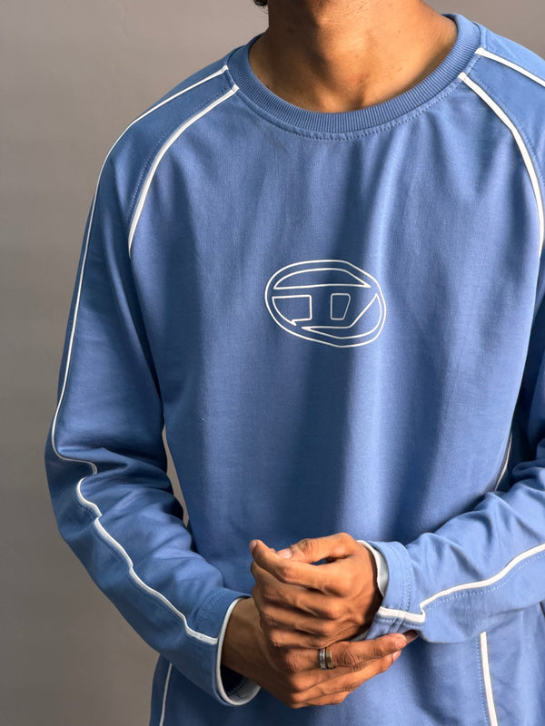 Full Sleeve Cotton Blue T-Shirts