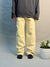 Cream Baggy Fit Jeans