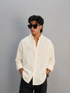 PLAIN LINEN SHIRT [LIGHT YELLOW]