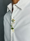 White Premium Embroidery Shirt
