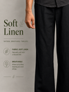 IMP LINEN PANTS [BLACK]