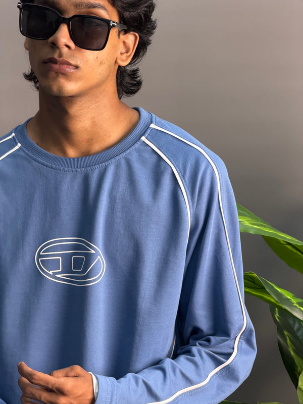 Full Sleeve Cotton Blue T-Shirts