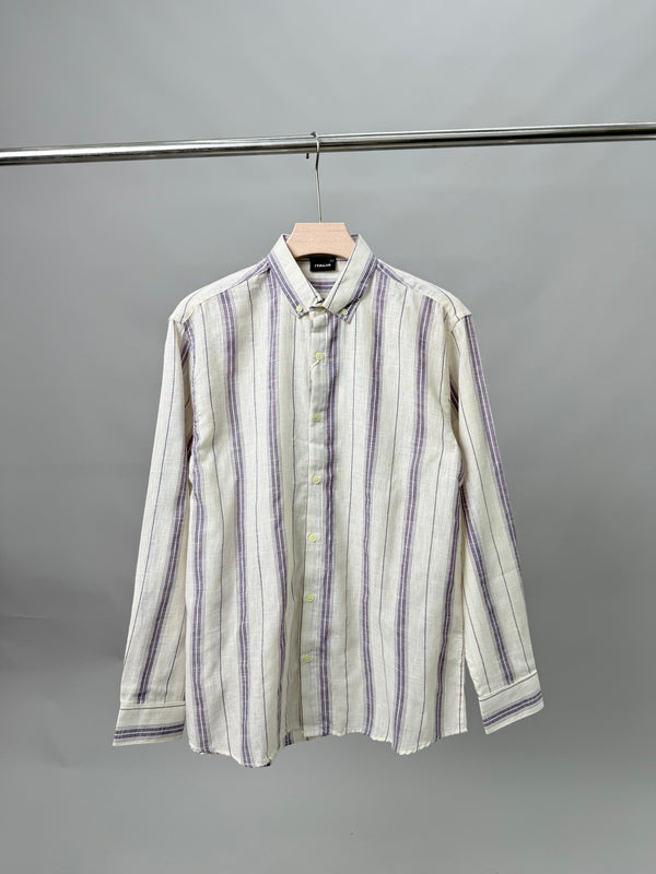 Premium Linen Stripe Shirt