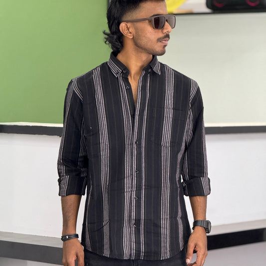 Full Sleeve Stripe Shirt (XL)