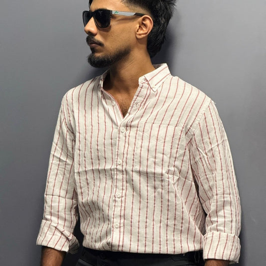 Full Sleeve Stripes Shirt (L)