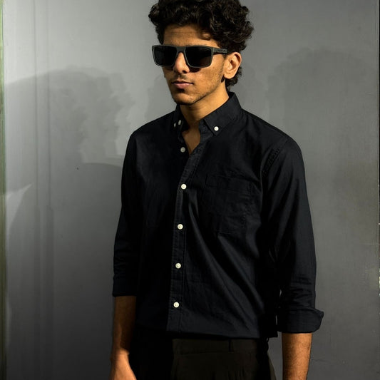 Full Sleeve Navy Blue Shirt (S ,M,L,XL)