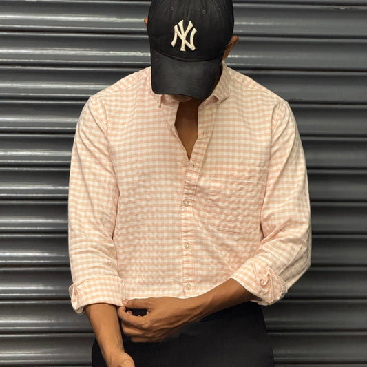 Micro Checks Shirt (M,L)