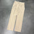 Light Beige Pleated Trousers