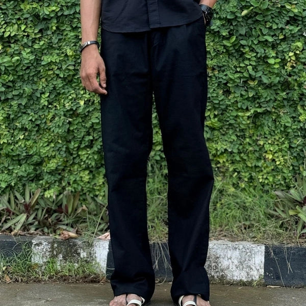LINEN PANT BLACK