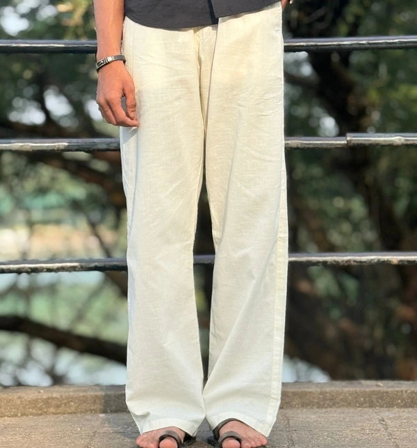LINEN PANT OFFWHITE
