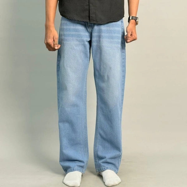 Spray shade Baggy fit jeans