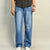 Spray shade Baggy fit jeans