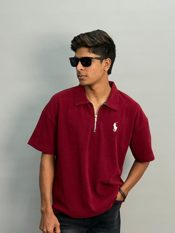 OLD MONEY FIVE SLEEVE (MAROON)