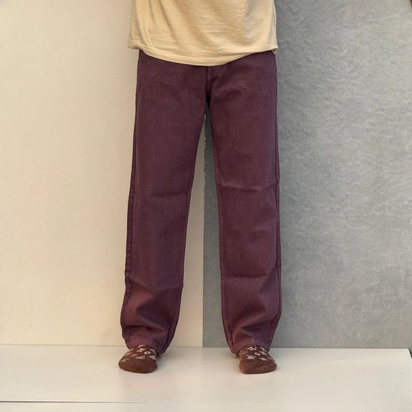 Reddish Brown Baggy Fit Jean