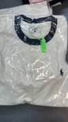 Ringer Half Sleeve T-Shirt [WHITE]