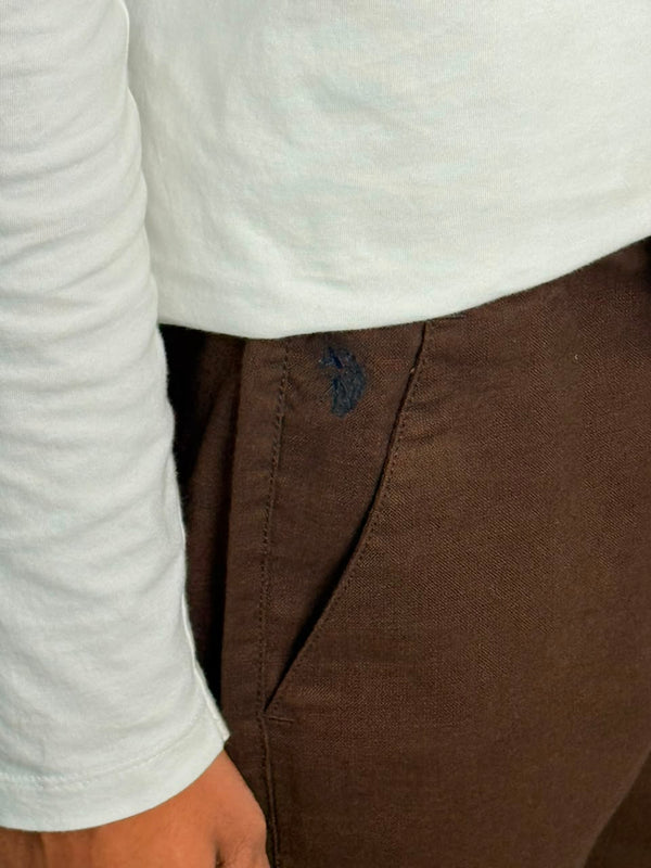 IMP LINEN PANTS [Regular Fit]