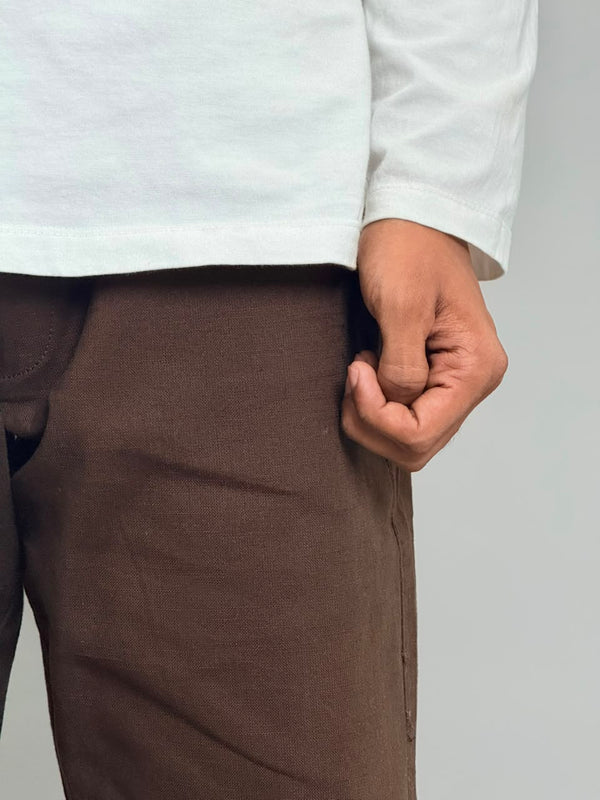 IMP LINEN PANTS [Regular Fit]