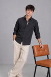 Black Premium Embroidery Shirt