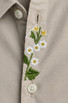 EMBROIDERY SHIRT [ LIGHT PEACH ]