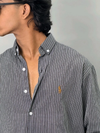 SOFT POLY STRIPES SHIRT