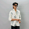LINEN PRINT SHIRT
