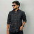 Black Colorful Grid-Check Full-Sleeve Shirt