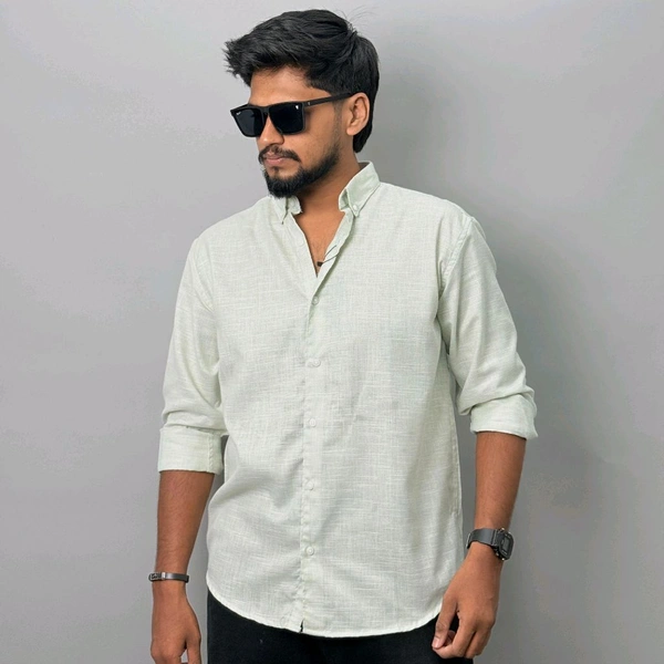 LINEN MICRO CHECKS SHIRT