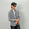 ACID-WASH DENIM SHIRT