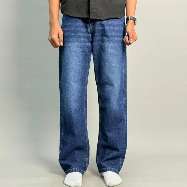 Spray shade Baggy fit jeans