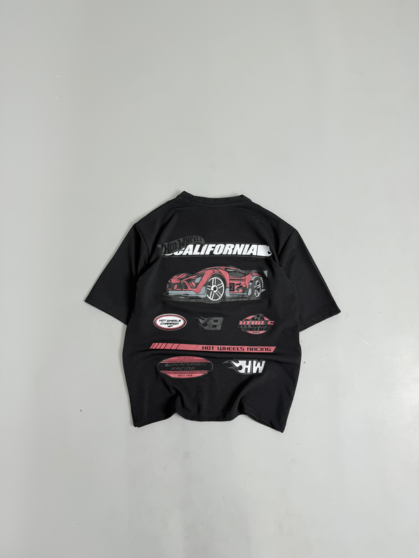 Fivesleeve Backprint Tshirt (Black)