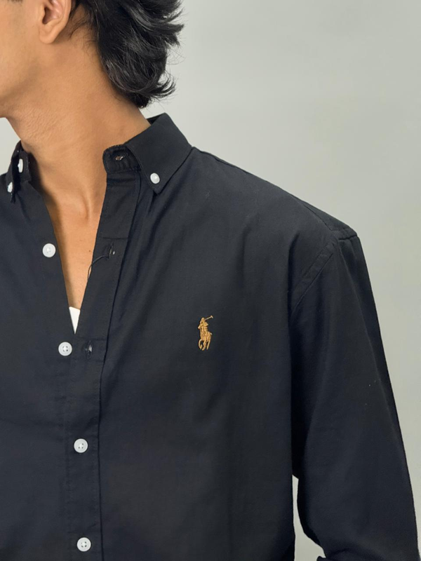 Full Sleeve Plain Linen Shirt