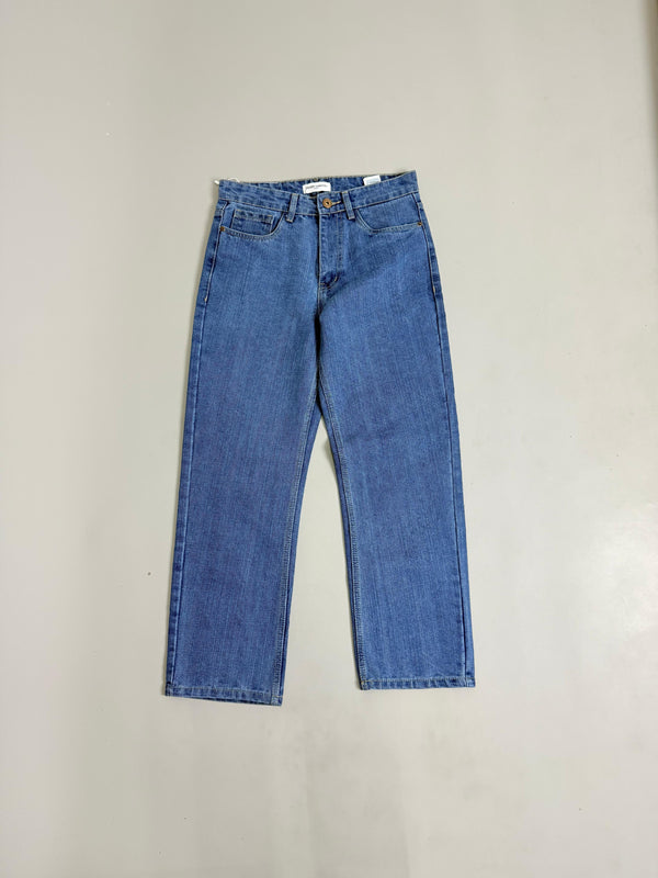 Slub Straight Fit Jeans