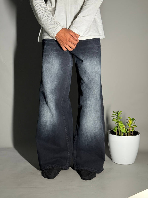Premium Black Wideleg Jeans