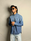 Washed Blue Denim Shirt