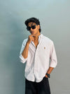 PREMIUM STRIPES SHIRT [MAROON]