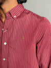 Maroon Stripe Shirt
