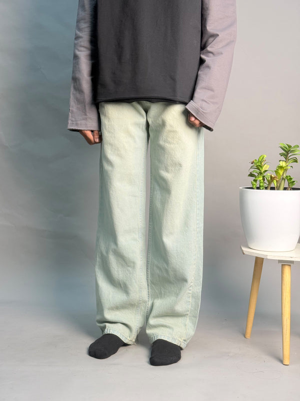 Sage Green Straight Fit