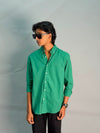 PREMIUM LINEN SHIRT [GREEN]