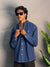 Denim Stripes Shirt [Dark Blue]