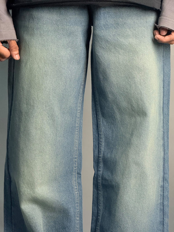 Mid Blue Shade Straight FIt
