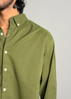 Olive Green Plain Shirt