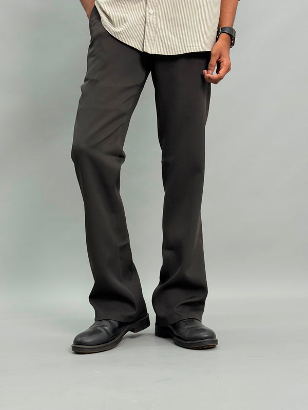 SEMI BOOTCUT PANTS [COFFEE BROWN]