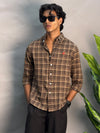 Brown Checks Shirt