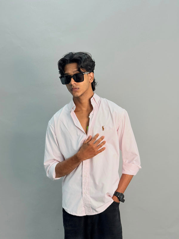 PREMIUM STRIPES SHIRT [PINK]